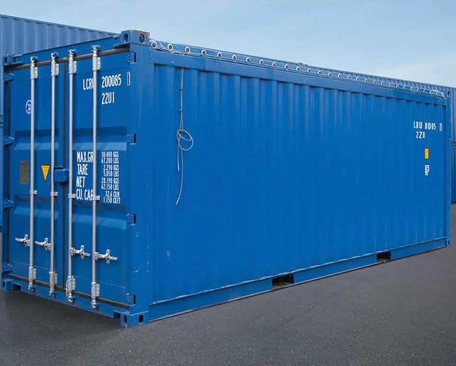 Image of open Top Container